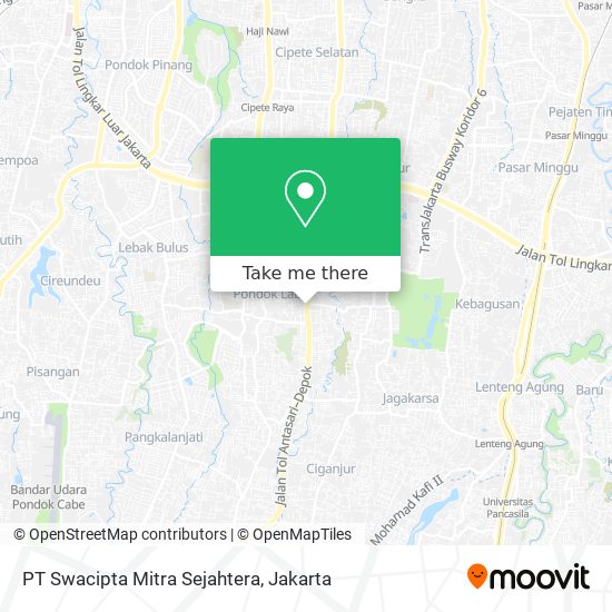 PT Swacipta Mitra Sejahtera map
