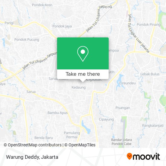 Warung Deddy map