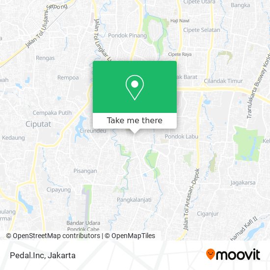 Pedal.Inc map