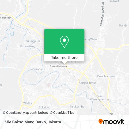 Mie Bakso Mang Darko map
