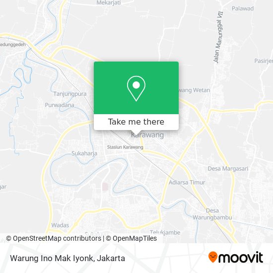 Warung Ino Mak Iyonk map