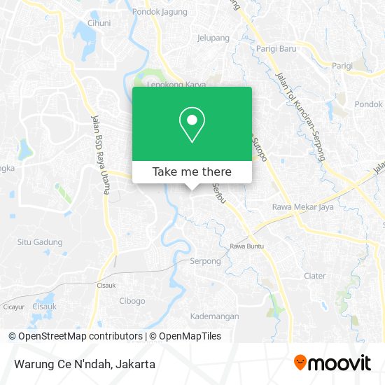 Warung Ce N'ndah map