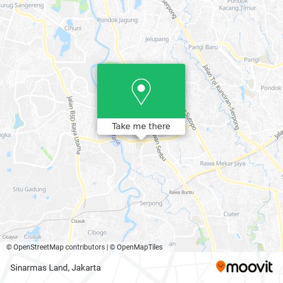 Sinarmas Land map