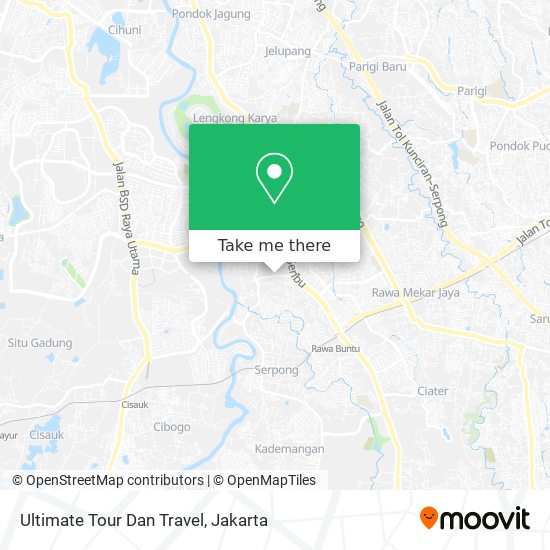 Ultimate Tour Dan Travel map