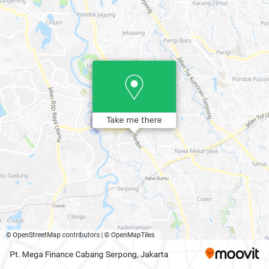 Pt. Mega Finance Cabang Serpong map