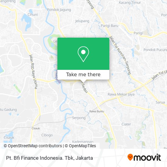 Pt. Bfi Finance Indonesia. Tbk map