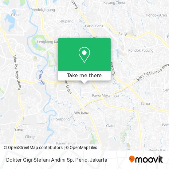Dokter Gigi Stefani Andini Sp. Perio map