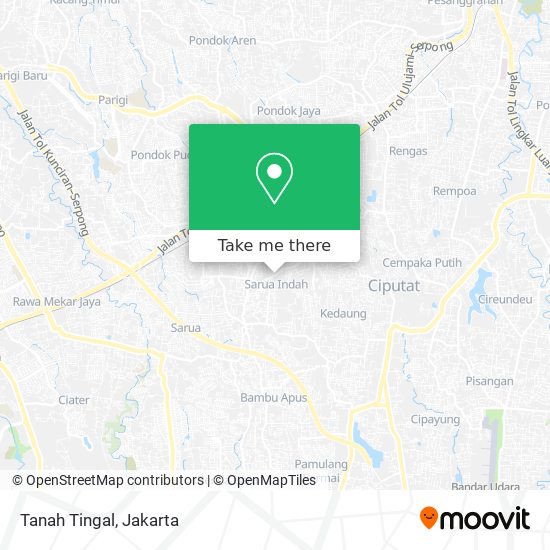 Tanah Tingal map