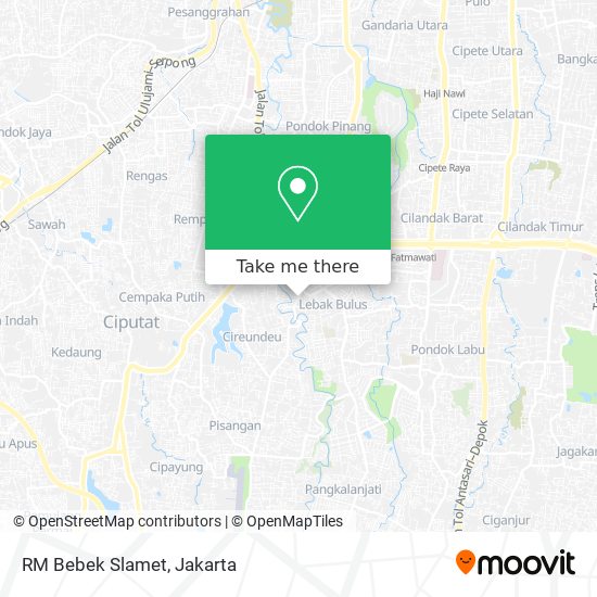 RM Bebek Slamet map