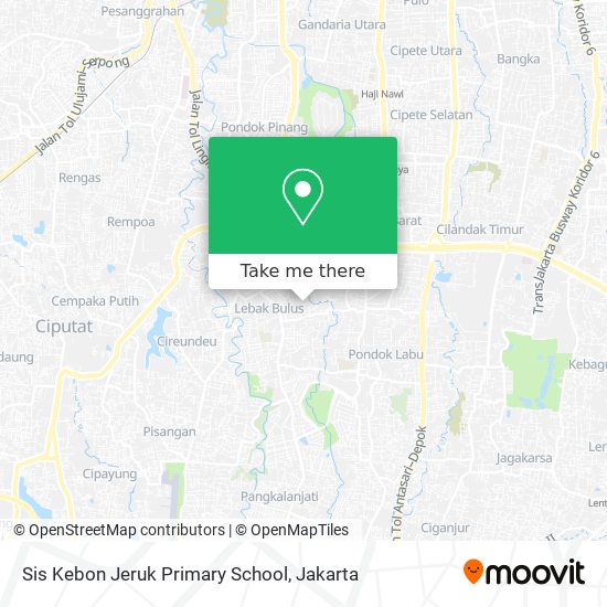 Sis Kebon Jeruk Primary School map