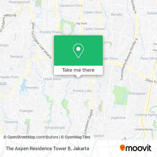 The Aspen Residence Tower B map