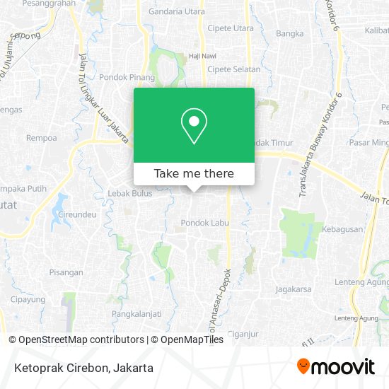 Ketoprak Cirebon map