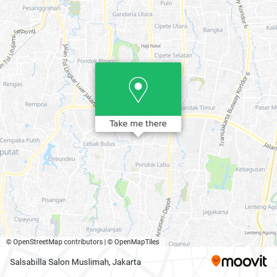 Salsabilla Salon Muslimah map
