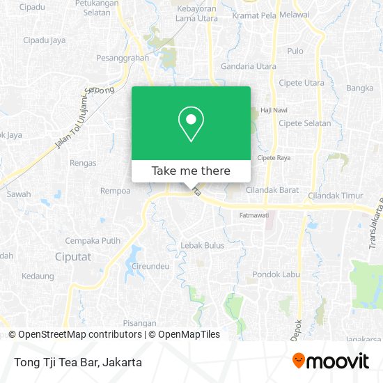 Tong Tji Tea Bar map