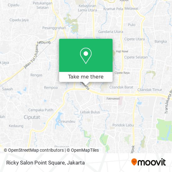 Ricky Salon Point Square map