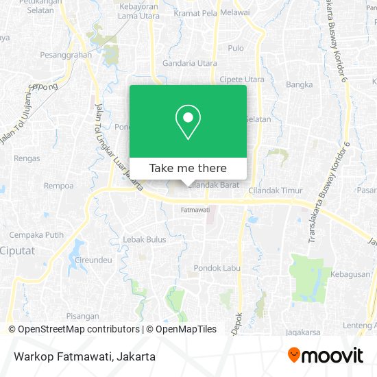 Warkop Fatmawati map