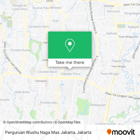Perguruan Wushu Naga Mas Jakarta map