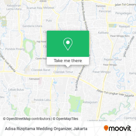 Adisa Rizqitama Wedding Organizer map