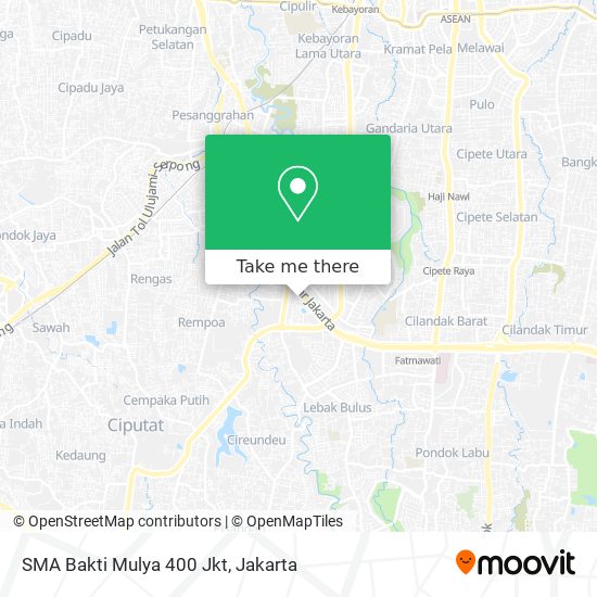 SMA Bakti Mulya 400 Jkt map