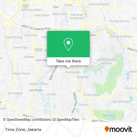 Time Zone map