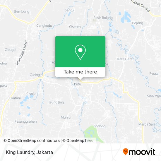 King Laundry map