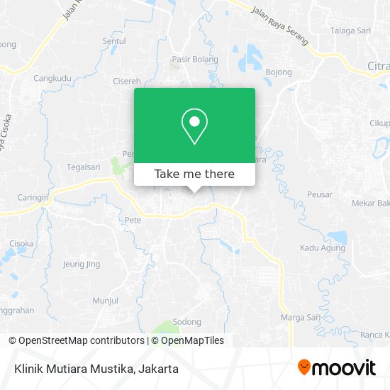 Klinik Mutiara Mustika map