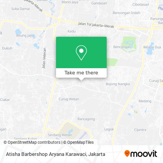Atisha Barbershop Aryana Karawaci map