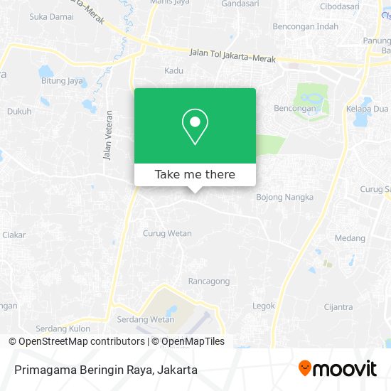 Primagama Beringin Raya map