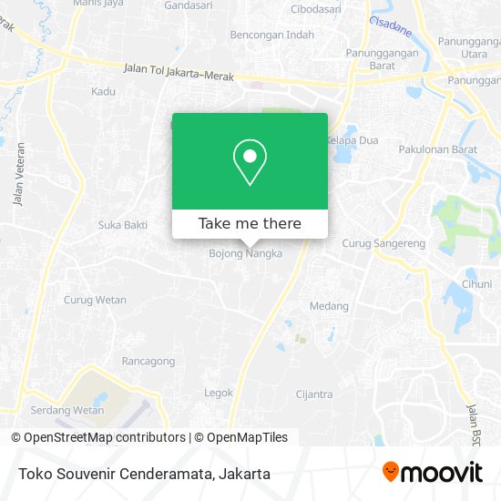 Toko Souvenir Cenderamata map
