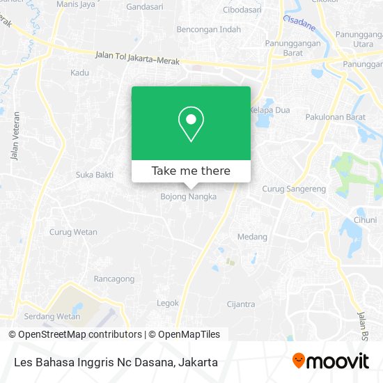 Les Bahasa Inggris Nc Dasana map