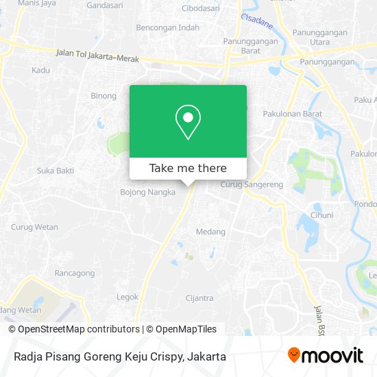 Radja Pisang Goreng Keju Crispy map