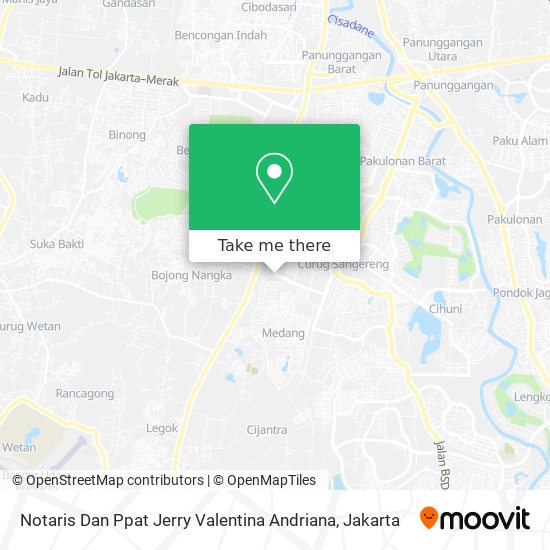 Notaris Dan Ppat Jerry Valentina Andriana map