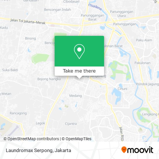 Laundromax Serpong map