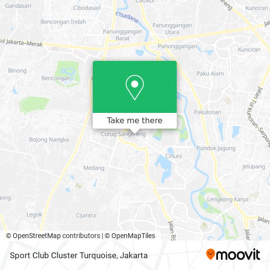 Sport Club Cluster Turquoise map