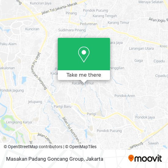 Masakan Padang Goncang Group map