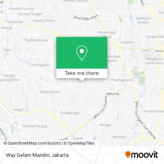 Way Gelam Mandiri map