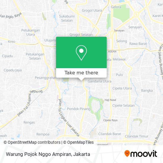 Warung Pojok Nggo Ampiran map