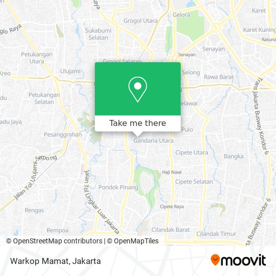 Warkop Mamat map