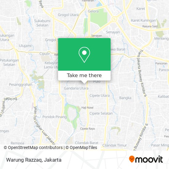 Warung Razzaq map