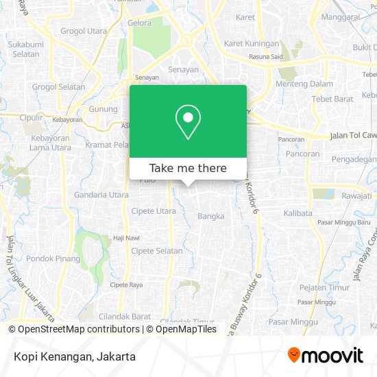 Kopi Kenangan map