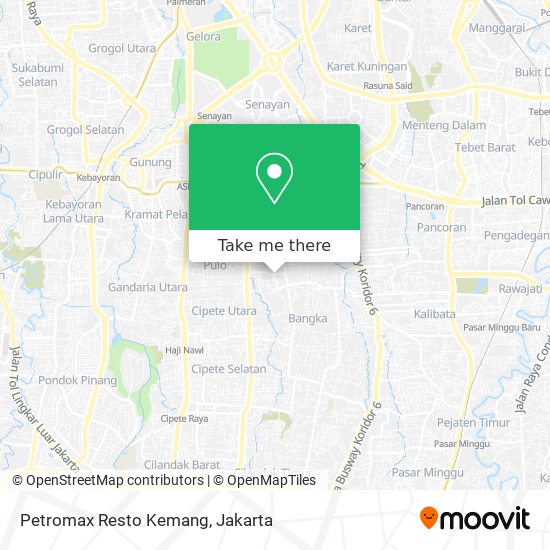 Petromax Resto Kemang map