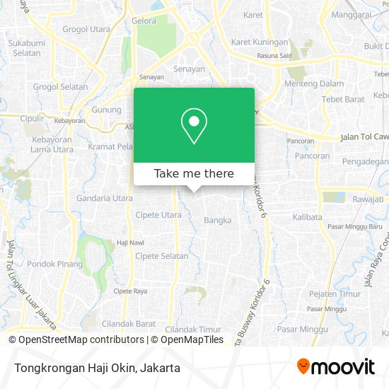 Tongkrongan Haji Okin map