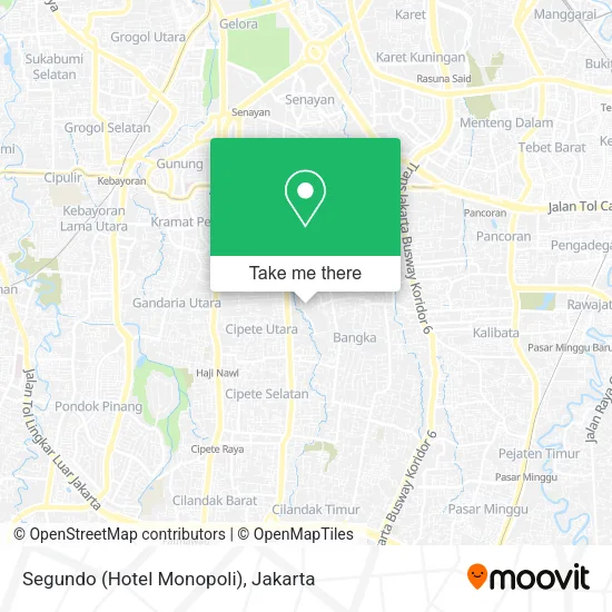 Segundo (Hotel Monopoli) map