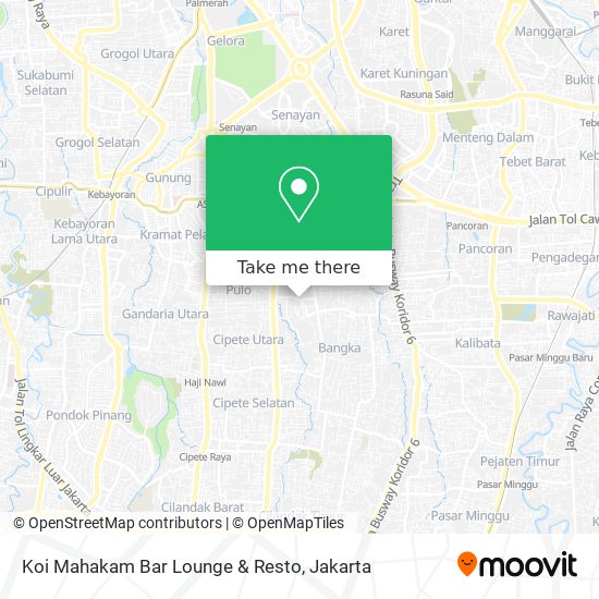 Koi Mahakam Bar Lounge & Resto map