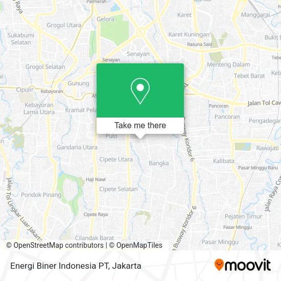 Energi Biner Indonesia PT map