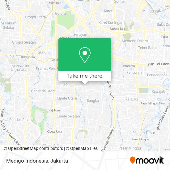 Medigo Indonesia map