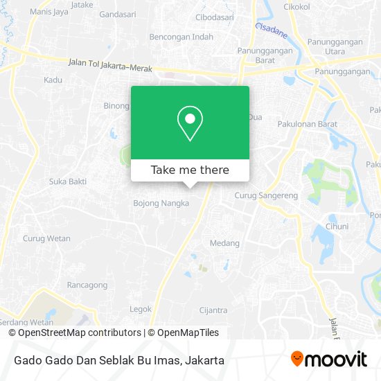 Gado Gado Dan Seblak Bu Imas map