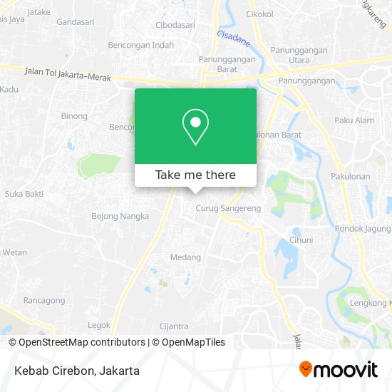 Kebab Cirebon map