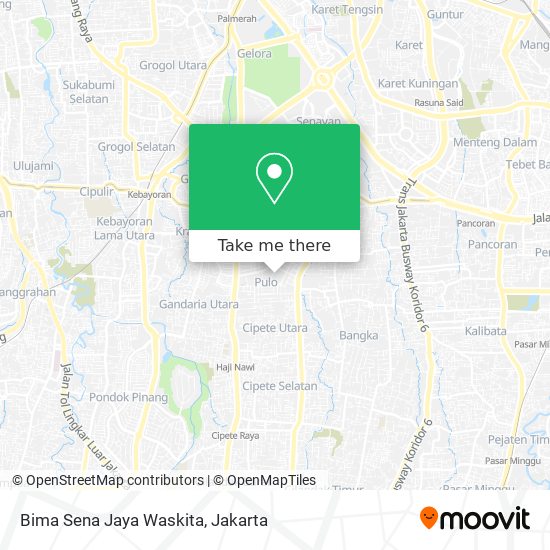 Bima Sena Jaya Waskita map