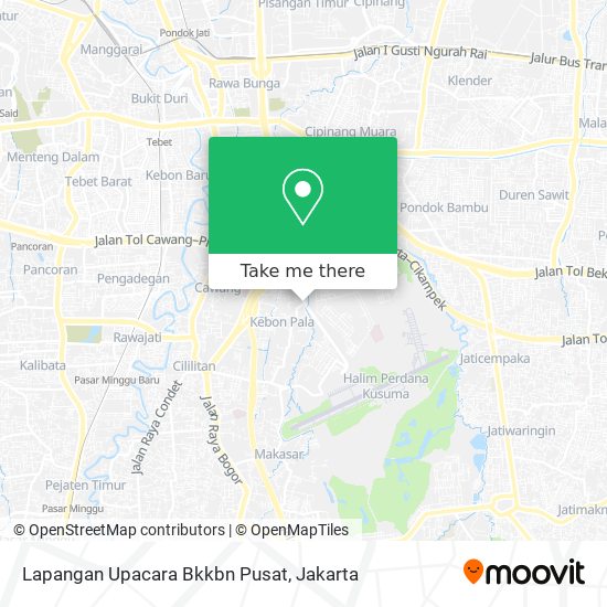 Lapangan Upacara Bkkbn Pusat map